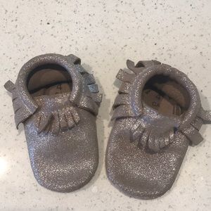 Freshly Picked Glitter Moccasins